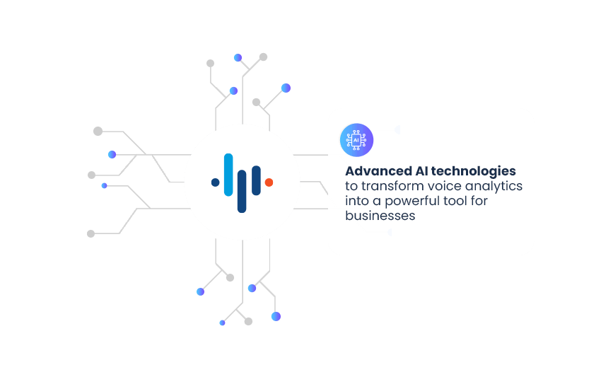 Futuristic logo showcasing AI-powered technology