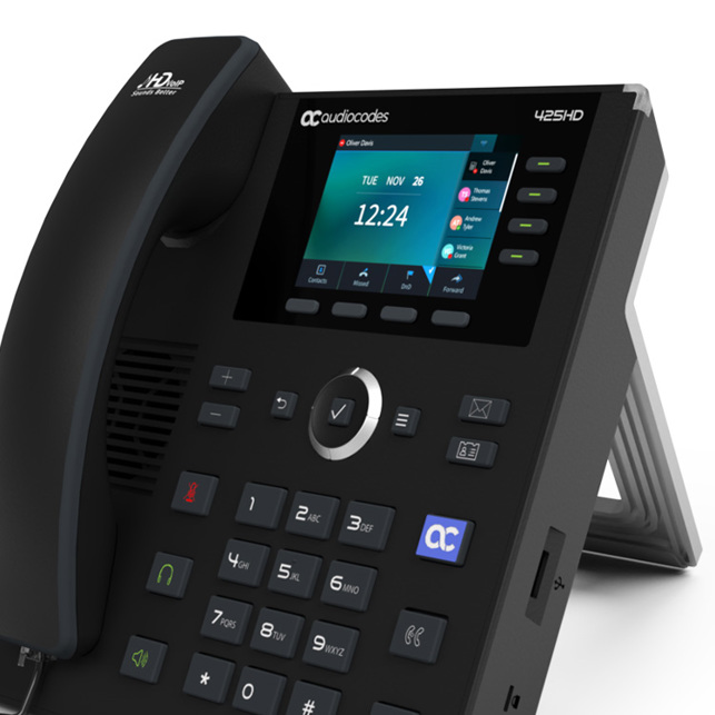 Executive Phone AudioCodes Business IP Phones Now Certified for Webex Calling