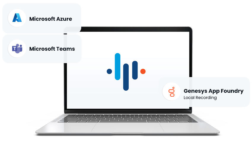 Pop out text showing options for contact center infrastructures
