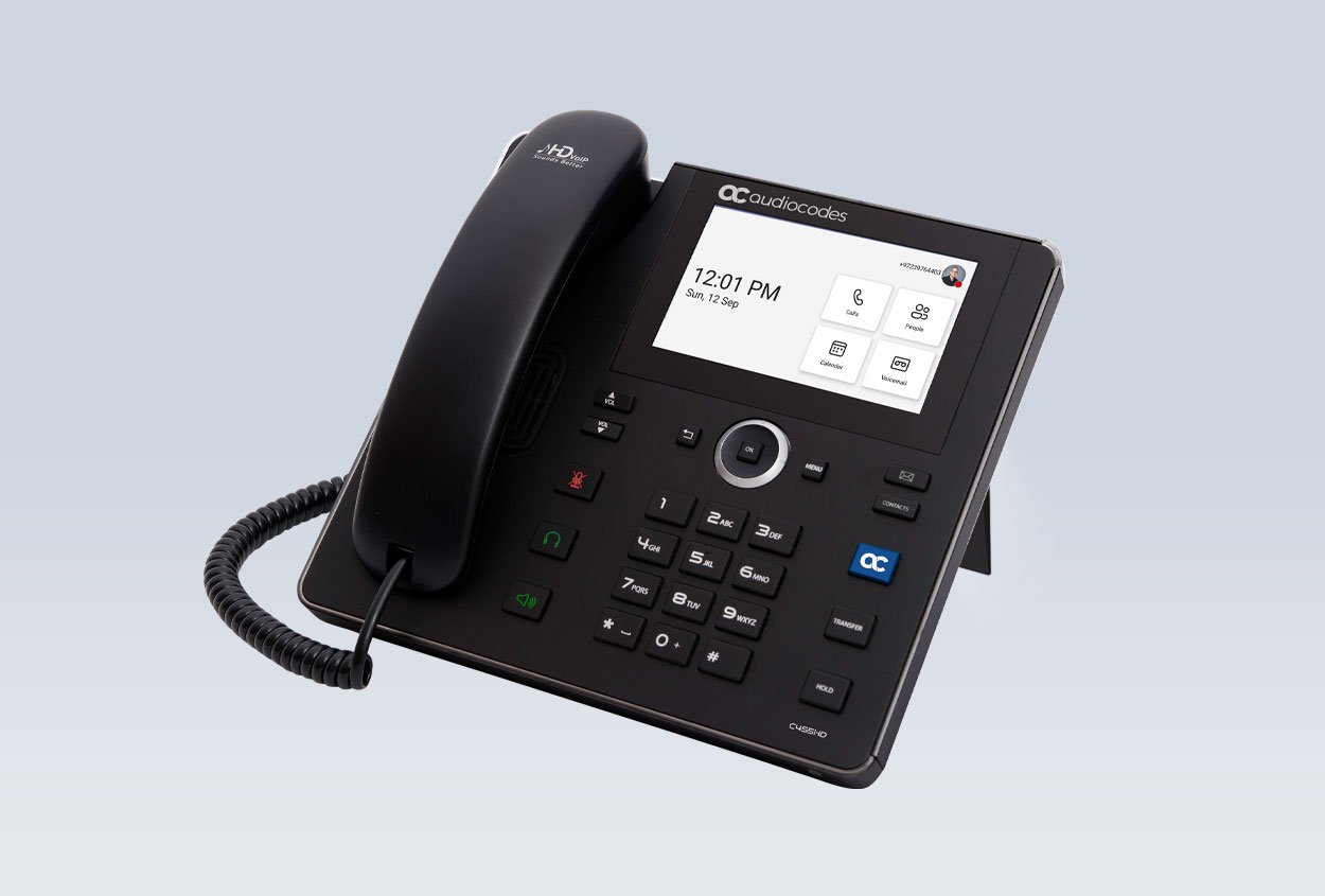 C455HD IP Phone Overview & Features AudioCodes