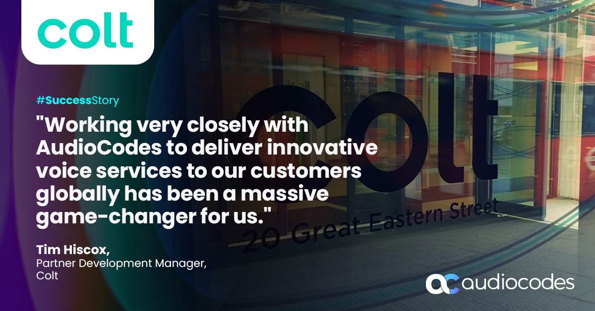 Colt Technology Services Case Study | Delivering flexible, scalable, AI ...