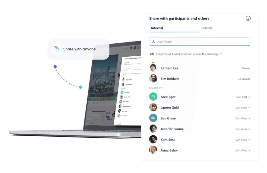 Easily share key moments from every meeting
