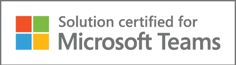 Solution Certified for Microsoft Teams