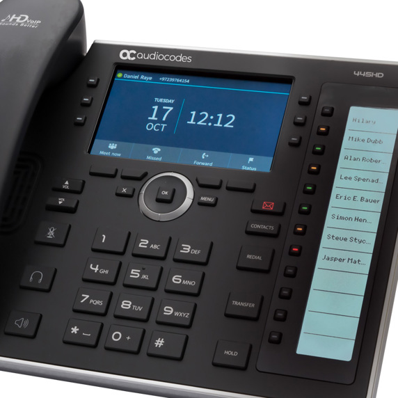 Executive Phone AudioCodes Business IP Phones Now Certified for Webex Calling