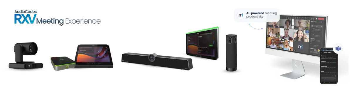 AudioCodes Intelligent Meeting Room Solutions and Meeting Insights